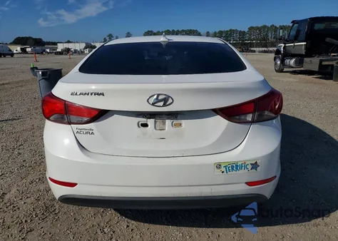 2015 Hyundai Elantra Se from USA, damaged, VIN 5NPDH4AE3FH616511